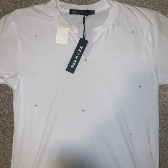 White rhinestone top! - Picture 2 of 2